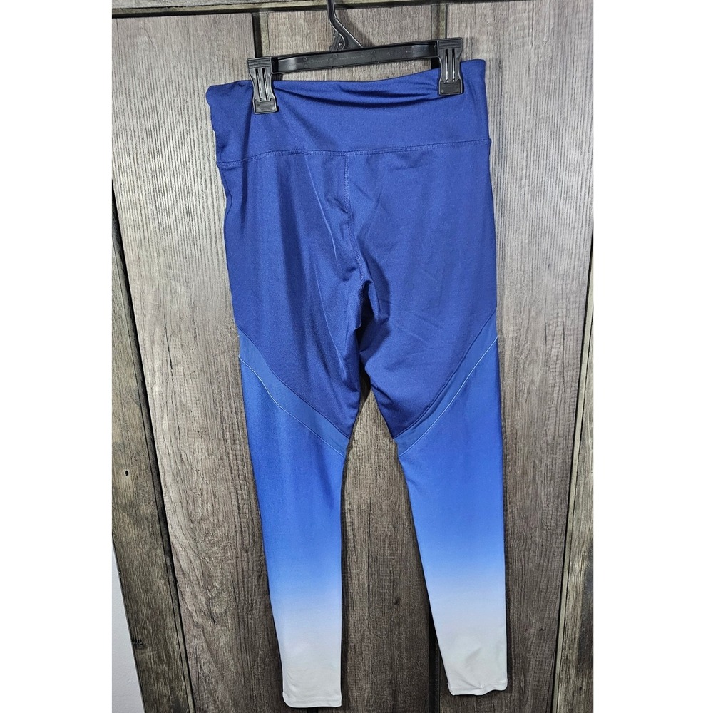 Forever 21 Ombre Blue Athletic Leggings Womens Size Medium Workout Yoga Pants